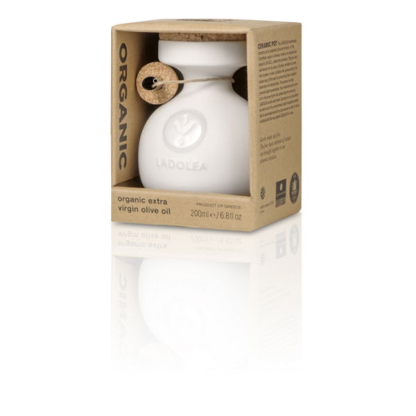 White Pot-Organic Extra Virgin Olive Oil 200ml - Carton