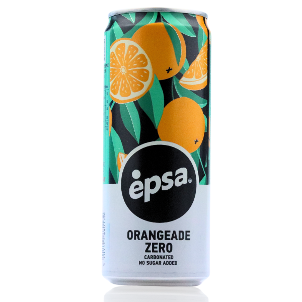 Epsa Orange Zero Carbonated can 330ml