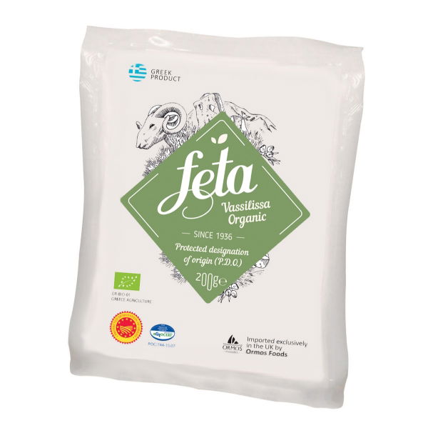 Vassilissa Organic Feta P.D.O. 200g