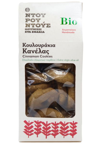 Ntourountous Organic Cinnamon Biscuits 200g