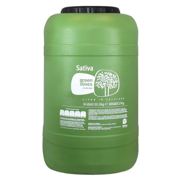 OLIV007_Sativa Chalkidiki Green Olives Colossal Whole_12kg