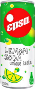 Epsa Lemon soda Carbonated cans 330ml