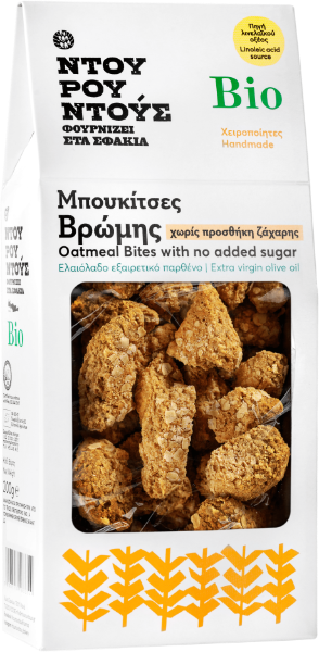 Mama Creta Organic Oatmeal bites with natural sugars-min