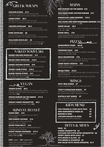 Menu design 5