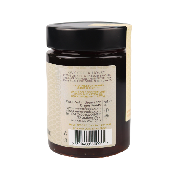 Artisanal Greek Oak Honey 450g