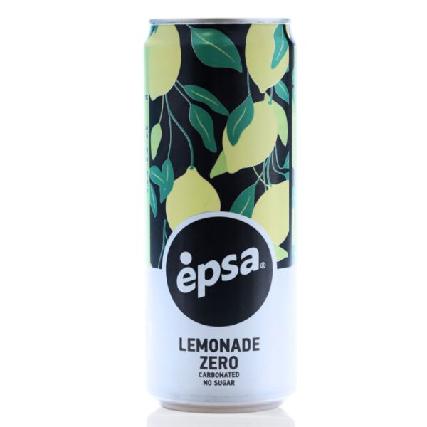 Epsa Lemonade Zero Carbonated can 330ml